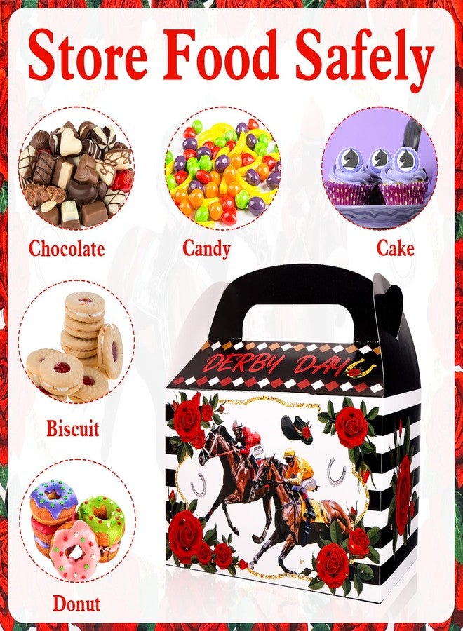 هواف مجموعة علب حلوى سباق الخيل كنتاكي ديربي من هاوف، 12 قطعة، علب هدايا يوم الديربي، علب هدايا سباق الخيل، لوازم تزيين حفلات سباق الخيل، علبة هدايا سباق الديربي - Image 4